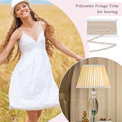 Polyester Wavy Ribbons OCOR-WH0085-29C-1