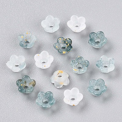 Frosted Transparent Acrylic Beads X-OACR-N137-72L-1