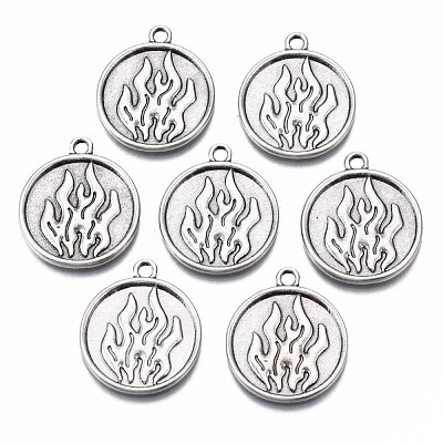 Tibetan Style Alloy Pendant Enamel Settings PALLOY-S120-286-NR-1
