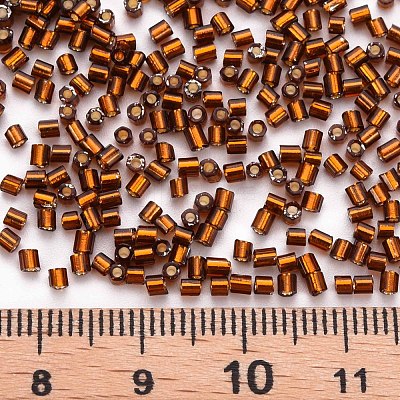 Glass Bugle Beads SEED-S032-08A-53-1