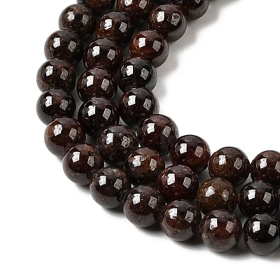 Garnet Round Beads Strands G-O081-01-6mm-1