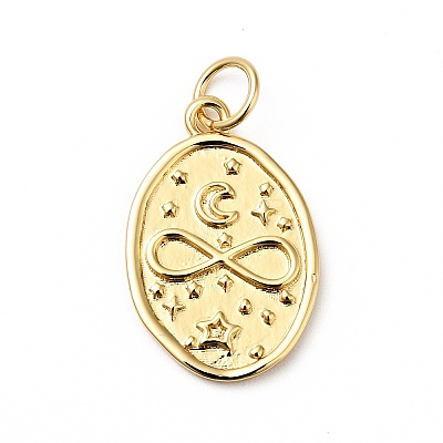 Rack Plating Brass Pendants KK-H431-49G-1