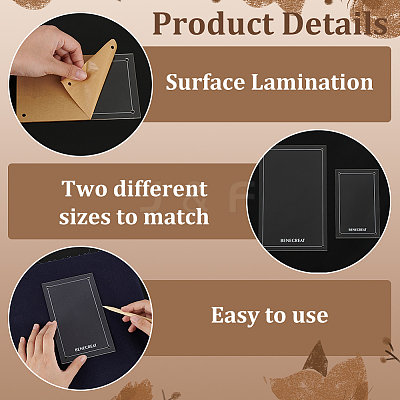 2Pcs 2 Sizes Acrylic Measuring Tools Sets DIY-BC0014-14-1