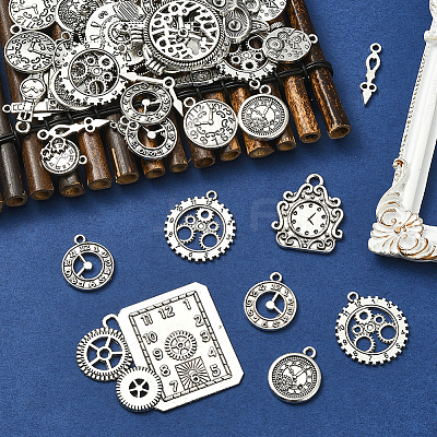 1 Bags Tibetan Style Alloy Pendants FIND-SC0018-06AS-1