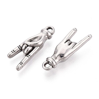 304 Stainless Steel Pendants X-STAS-T065-21A-P-1