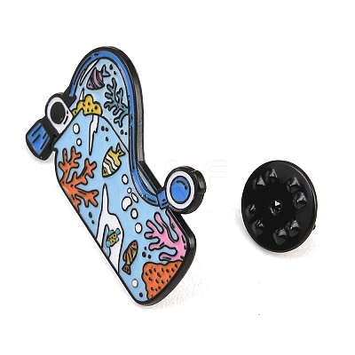 Oxygen Bottle Enamel Brooches JEWB-I063-01EB-01-1