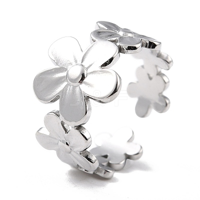 Tarnish Resistant 304 Stainless Steel Finger Rings RJEW-L102-36P-1