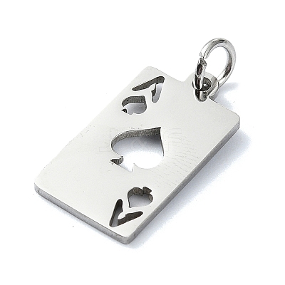 Non-Tarnish 304 Stainless Steel Pendants STAS-C097-65P-1