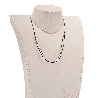 Korea Waxed Cotton Cord Necklace Making NJEW-JN01472-04-1