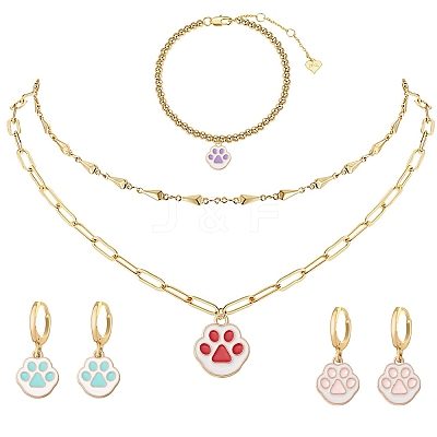 50Pcs 5 Colors Alloy Enamel Pendants ENAM-CJ0004-27-1
