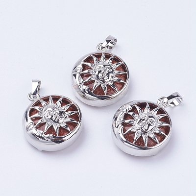 Synthetic Goldstone Pendants G-K234-C14-1