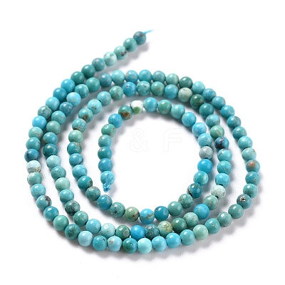 Natural HuBei Turquoise Beads Strands G-K312-25D-1