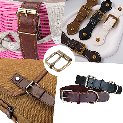 8Pcs Roller Buckles for Bag Strap Connector IFIN-CL0001-13AB-1