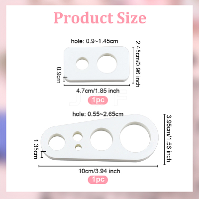 2Pcs 2 Styles Plastic Safety Eye Insertion Tool for Toy Making FIND-OC0013-51A-1