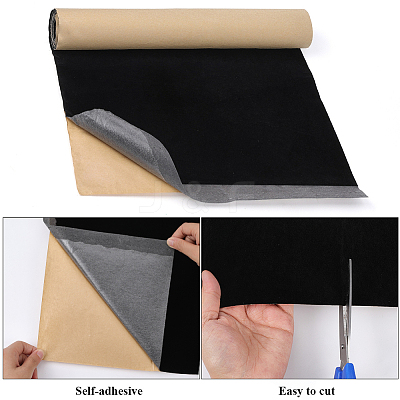 1Pc Flocking Cloth Self-adhesive Fabric DIY-CY0001-88A-1