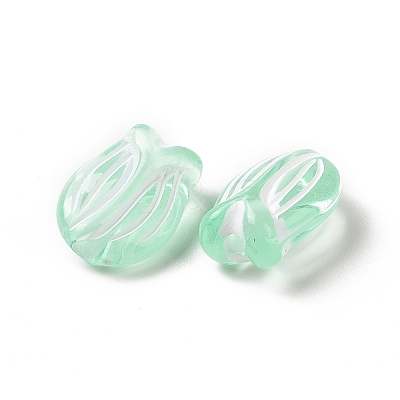 Transparent Acrylic Beads OACR-E015-29-1