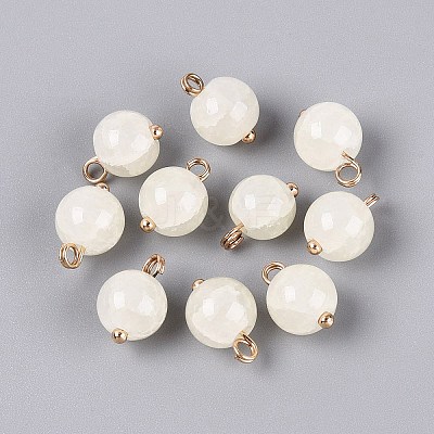 Alloy Glass Pendants GLAA-P080-04G-13-1