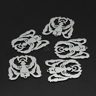 Non-Tarnish 201 Stainless Steel Pendants STAS-R111-JA672-1
