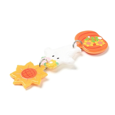 Halloween Theme Acrylic Pendants MACR-C022-01E-1