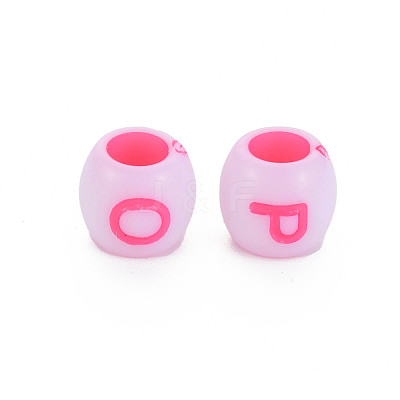 Craft Style Acrylic European Beads MACR-S308-10-1