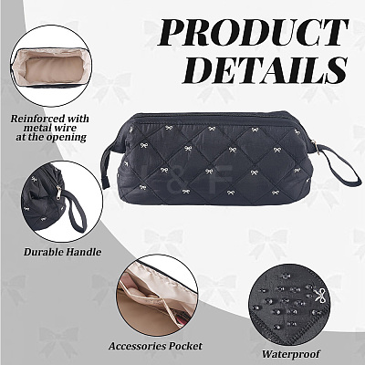 Cotton Cloth Hair Dryer Storage Zipper Bags AJEW-WH20054-331E-1