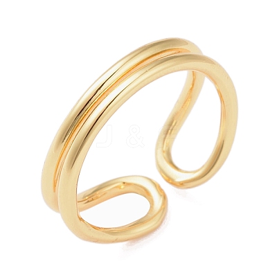 Brass Open Cuff Ring LS-RJEW-R143-01C-G-1