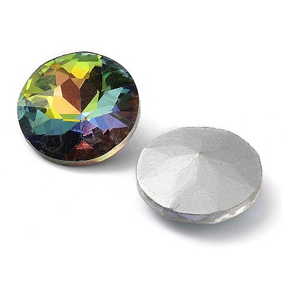Glass Rhinestone Cabochons GLAA-D016-03D-1