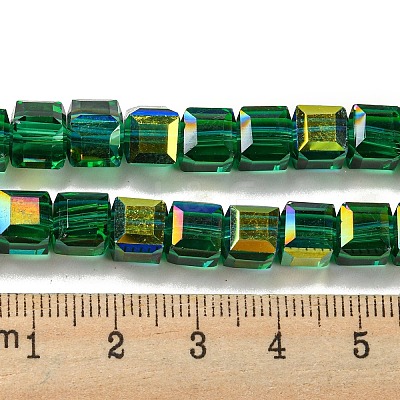 Electroplate Glass Beads Strands EGLA-M031-01A-HR06-1