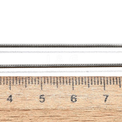Tarnish Resistant 304 Stainless Steel Snake Chain Necklaces STAS-M174-018P-A-1