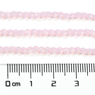 Baking Paint Transparent Glass Beads Strands DGLA-F029-J2mm-1