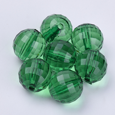 Transparent Acrylic Beads TACR-Q254-22mm-V17-1