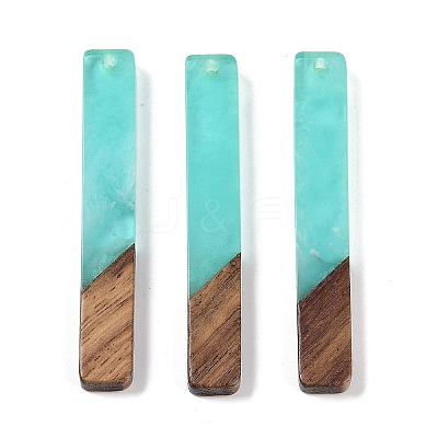 Resin & Wood Big Pendants WOOD-F015-02A-1