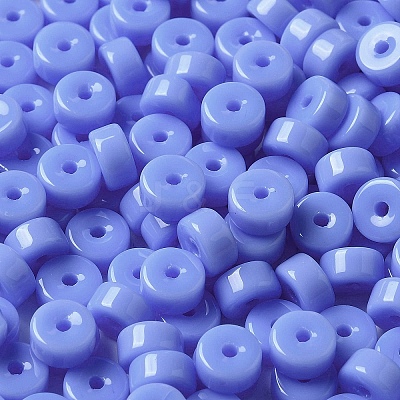 Opaque Colours Glass Seed Beads SEED-E001-P3x6mm-12-1
