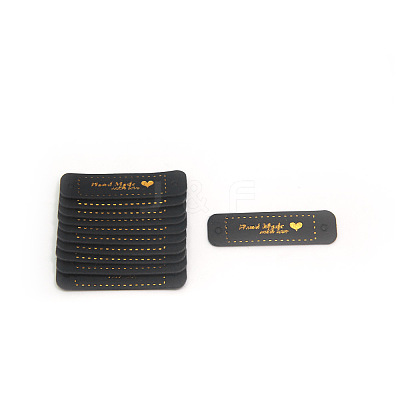 Imitation Leather Label Tags PURS-PW0001-492C-1