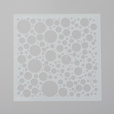 Geometric Plastic Reusable Painting Stencils DIY-E021-02E-1
