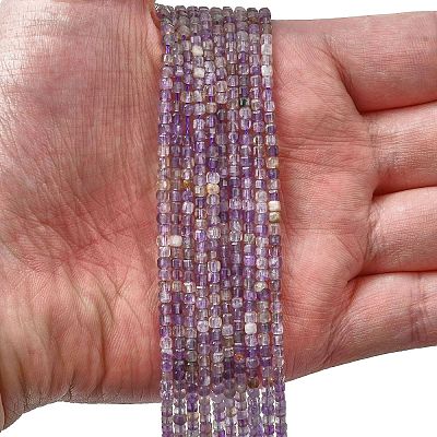 Natural Amethyst Beads Strands G-P581-A01-01-1