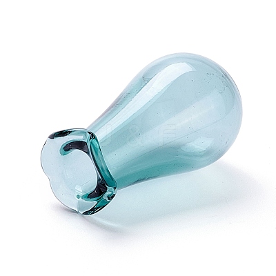Miniature Glass Vase Ornaments AJEW-Z006-01C-1