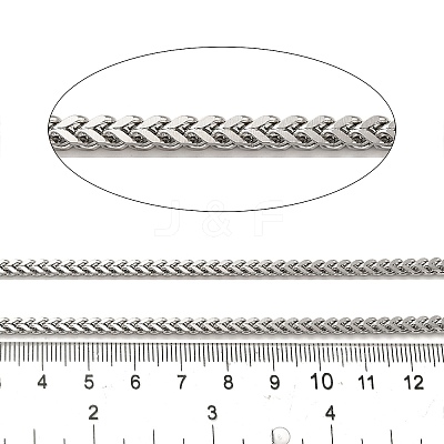 304 Stainless Steel Curb Chains CHS-C013-01B-P-1