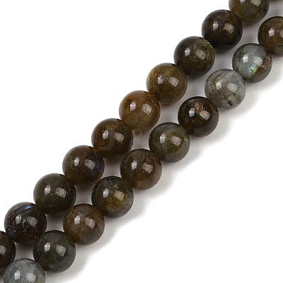Natural Labradorite Beads Strands LS-G-I253-01-8mm-1