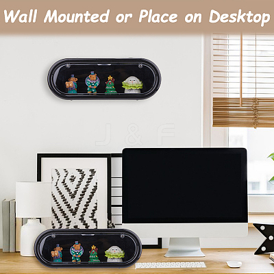 Plastic Wall-Mounted Action Figures Display Cases ODIS-WH0331-05A-1