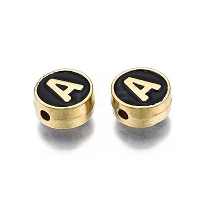 Alloy Enamel Beads ENAM-N052-006-02A-RS-1