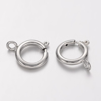 Brass Spring Ring Clasps KK-H419-N-1