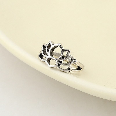 Hollow Out Lotus Flower Alloy Toe Rings FS-WGB7AA3-01-1