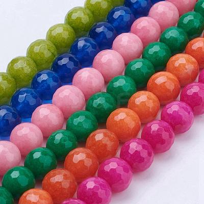 Natural Malaysia Jade Bead Strands G-F488-10mm-1