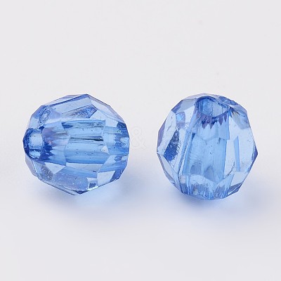 Transparent Acrylic Beads X-DB8mmC-31-1