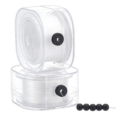 Flat Spandex Elastic Crystal String EW-WH0030-01-1