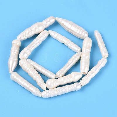 Natural Baroque Pearl Keshi Pearl Beads Strands PEAR-N021-20-1