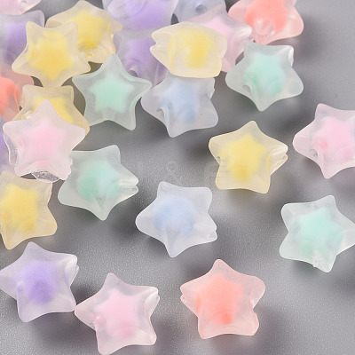 Transparent Acrylic Beads X-TACR-S152-02C-1