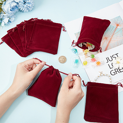 20Pcs Rectangle Velvet Drawstring Pouches TP-BBC0001-03B-01-1