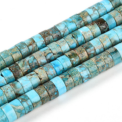 Natural Imperial Jasper Beads Strands G-N344-41D-1